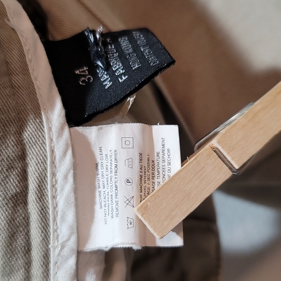 patagonia High Waist Khaki Chino Shorts Vintage 90's Casual Gorpcore Men's 34 - Picture 10 of 13